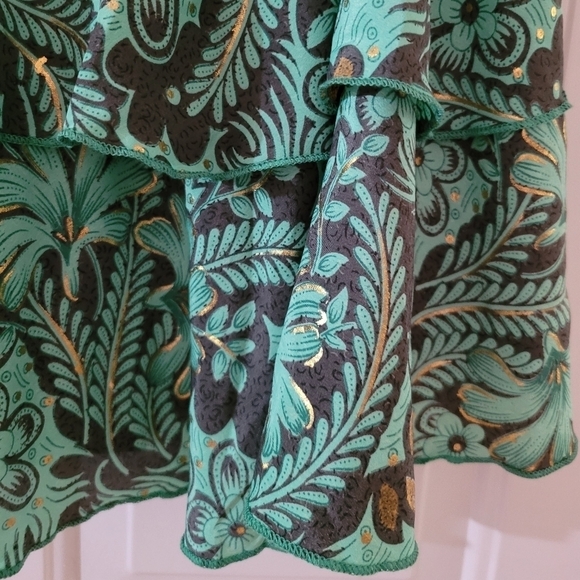 $85 NWT Boho Flowy Ruffle Babydoll Tank Top - Picture 8 of 14